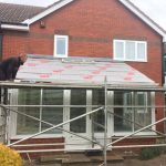 preparing for the new roof