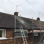 scaffolding up